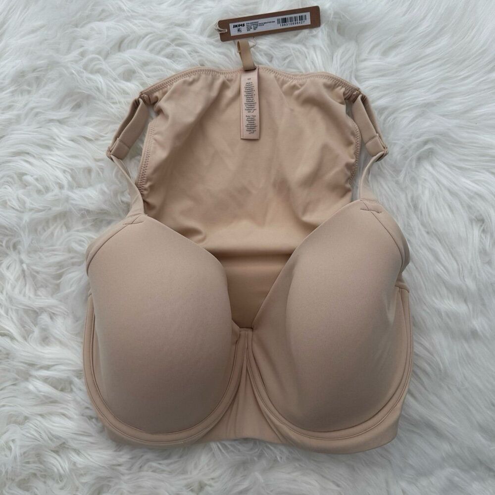 Skims Fits Everybody Back Smoothing Full Coverage Bra Sand Size 32H